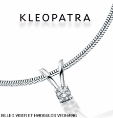 0.15 ct. R�dgulds vedh�ng