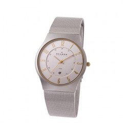 SKAGEN HERREUR I BICOLOUR M/MESHL�NKE