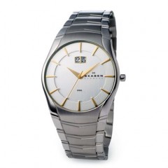 SKAGEN HERREUR I BICOLOUR M/L�NKE