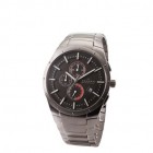 SKAGEN HERREUR I TITANIUM M/CHRONOGRAF OG TITANIUMSL&AElig;NKE