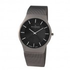SKAGEN HERREUR I TITANIUM M/URSKIVE I KULFIBER