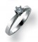 14 kt hvidguld 0,25 ct Tw/vvs
